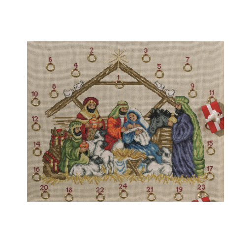 Weihnachtsstickerei